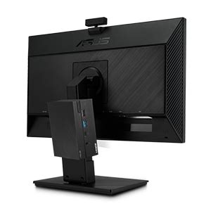ASUS 23.8” 1080P Video Conferencing Monitor (BE24EQSK) |Full HD; IPS|Built-in Adjustable 2MP Webcam|AI Noise-canceling Mic|Speak